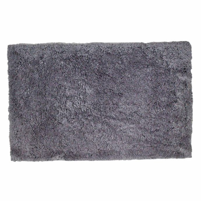 NHS 1051 BATH MAT PLAIN FLUFFY 50X80 CM