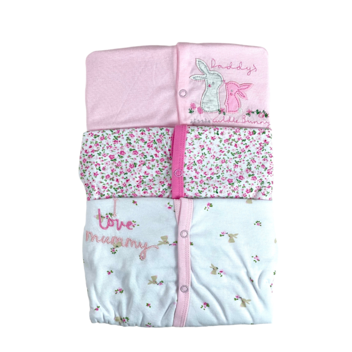 M BABY 3PC SLEEP SUIT SET