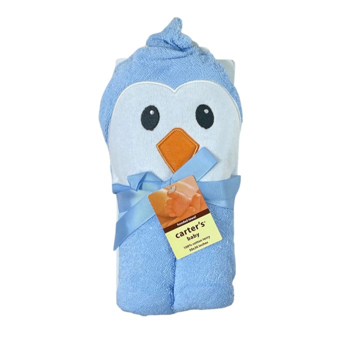 15026 CARTERS BABY HOODED BATH TOWEL - Image 2