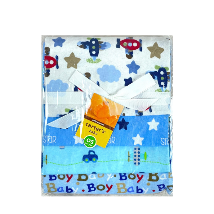 CARETERS 4PCS BABY RECEIVING BLANKET SET