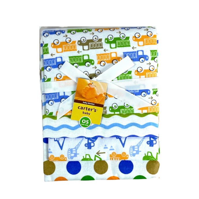 CARETERS 4PCS BABY RECEIVING BLANKET SET - Image 2