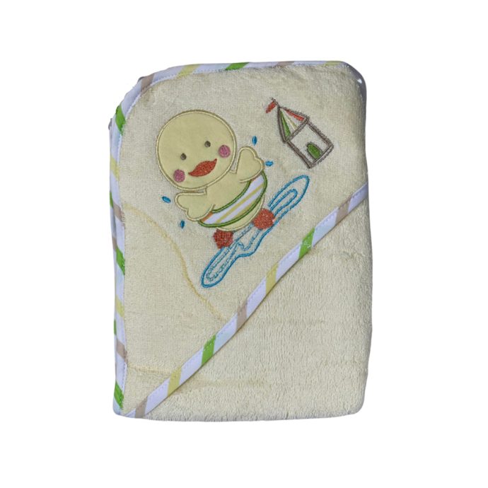 0659 CARTERS BABY HOODED BATH TOWEL - Image 4