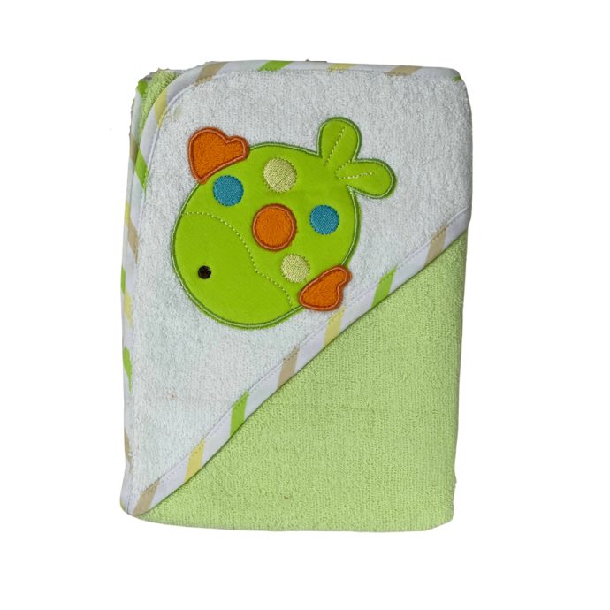 0659 CARTERS BABY HOODED BATH TOWEL - Image 2